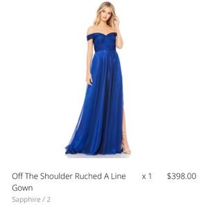 Sapphire gown